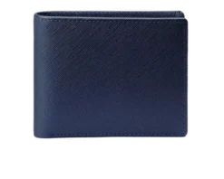 Portafoglio pelle blu Ottaviani