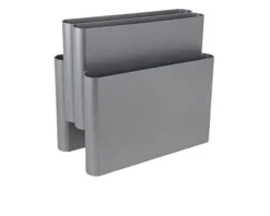 Portariviste magazine rack silver Kartell