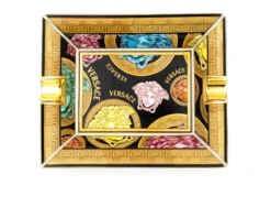 Posacenere madusa amplified porcellana nero Versace