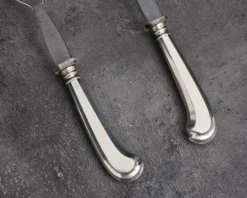 Posate insalata argento 2 pezzi in stile san marco usato ricondizionato Zanolli vintage