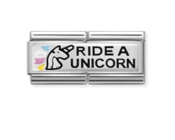 Ride a unicorn composable acciaio e argento Nomination