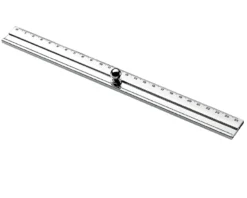 Righello magellano silver plated 25 cm Selezione zanolli