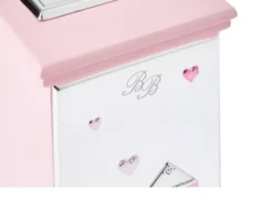 Salvadanaio musicale casette argento pvd rosa Selezione zanolli