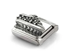 Scarpa ginnastica composable acciaio argento e zirconi Nomination