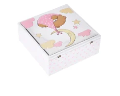 Scatola orsetto forever friends argento pvd rosa Selezione zanolli