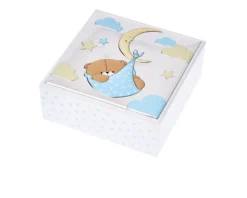 Scatola orsetto forever friends argento pvd celeste Selezione zanolli