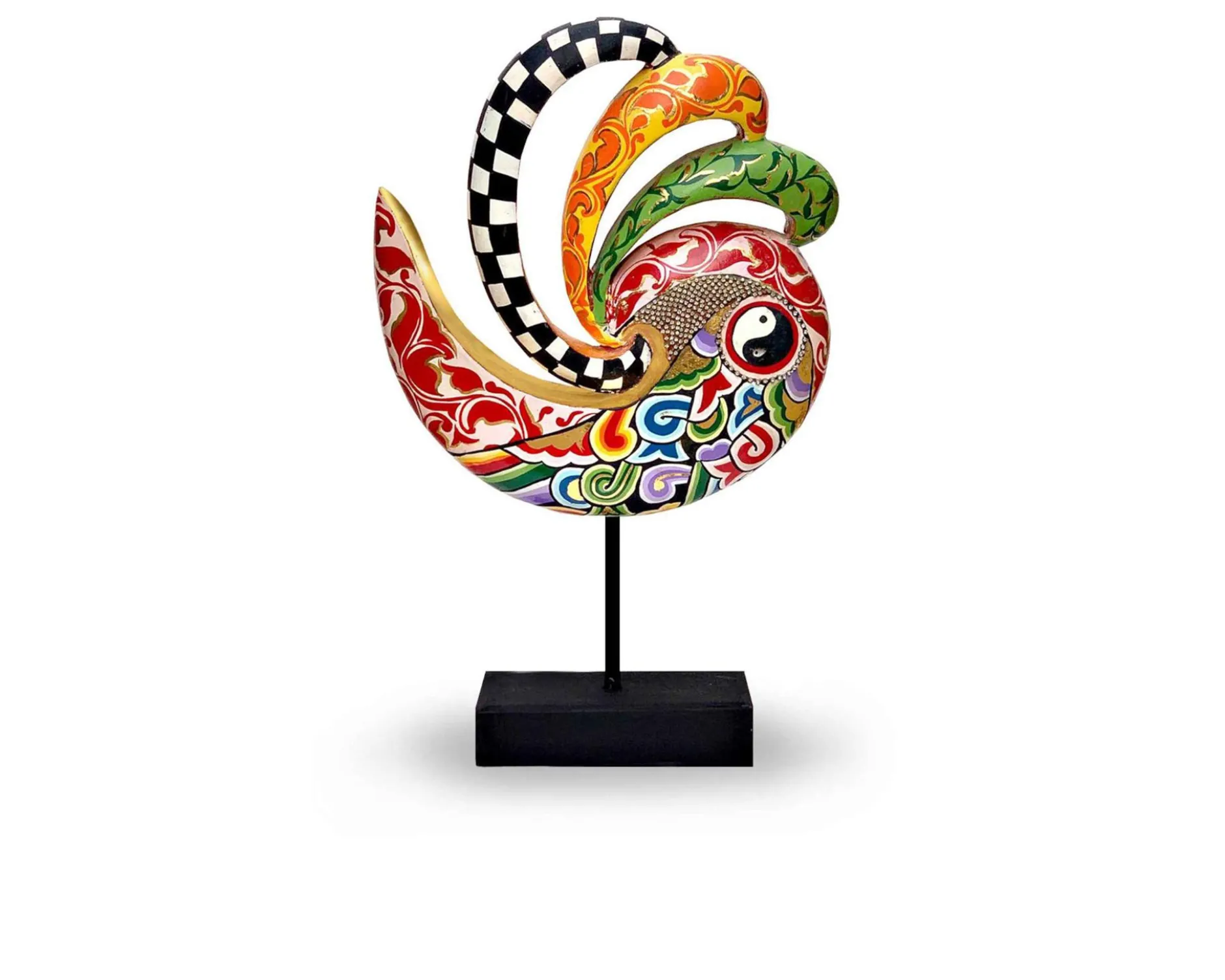 Sculpture blossom dipinta a mano Tom's drag