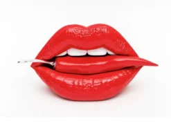 Scultura mini bocca rossa e peperoncino rosso Selezione zanolli