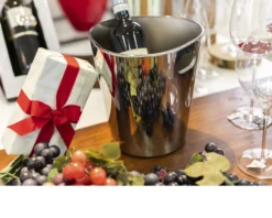 Secchio champagne bolly acciaio Alessi