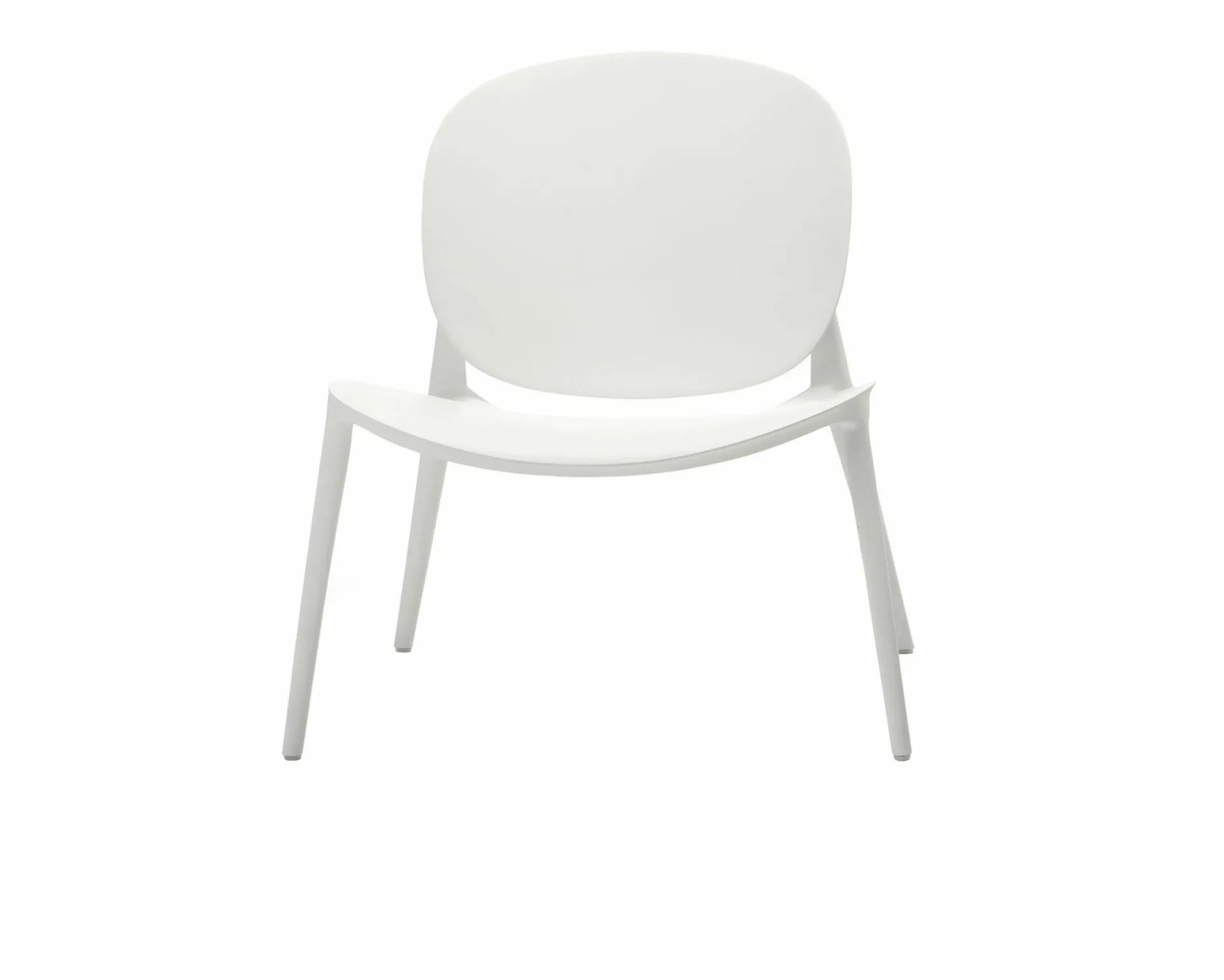 Sedia be bop bianca Kartell