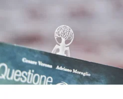 Segnalibro albero della vita argento con sacchetto portaconfetti Selezione zanolli