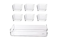 Set antipasti con vassoio e 6 coppette Giannini