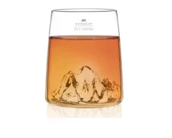 Set bicchieri shooters topographic monte bianco/ everest/matterhorn/pico de alto 4 pezzi Alaskan maker