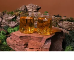 Set bicchieri shooters topographic monte bianco/everest 2 pezzi Alaskan maker