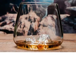 Set bicchieri whisky topographic grand canyon/matterhorn 2 pezzi Alaskan maker