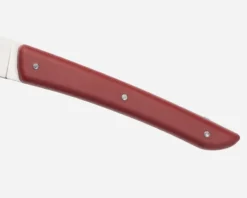 Set coltelli bistecca color acciaio rosso 4 pezzi Berkel