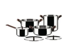 Set di pentole edo acciaio 7 pezzi Alessi