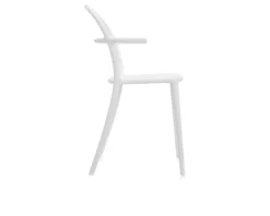 Set di 2 sedie generic c bianche Kartell