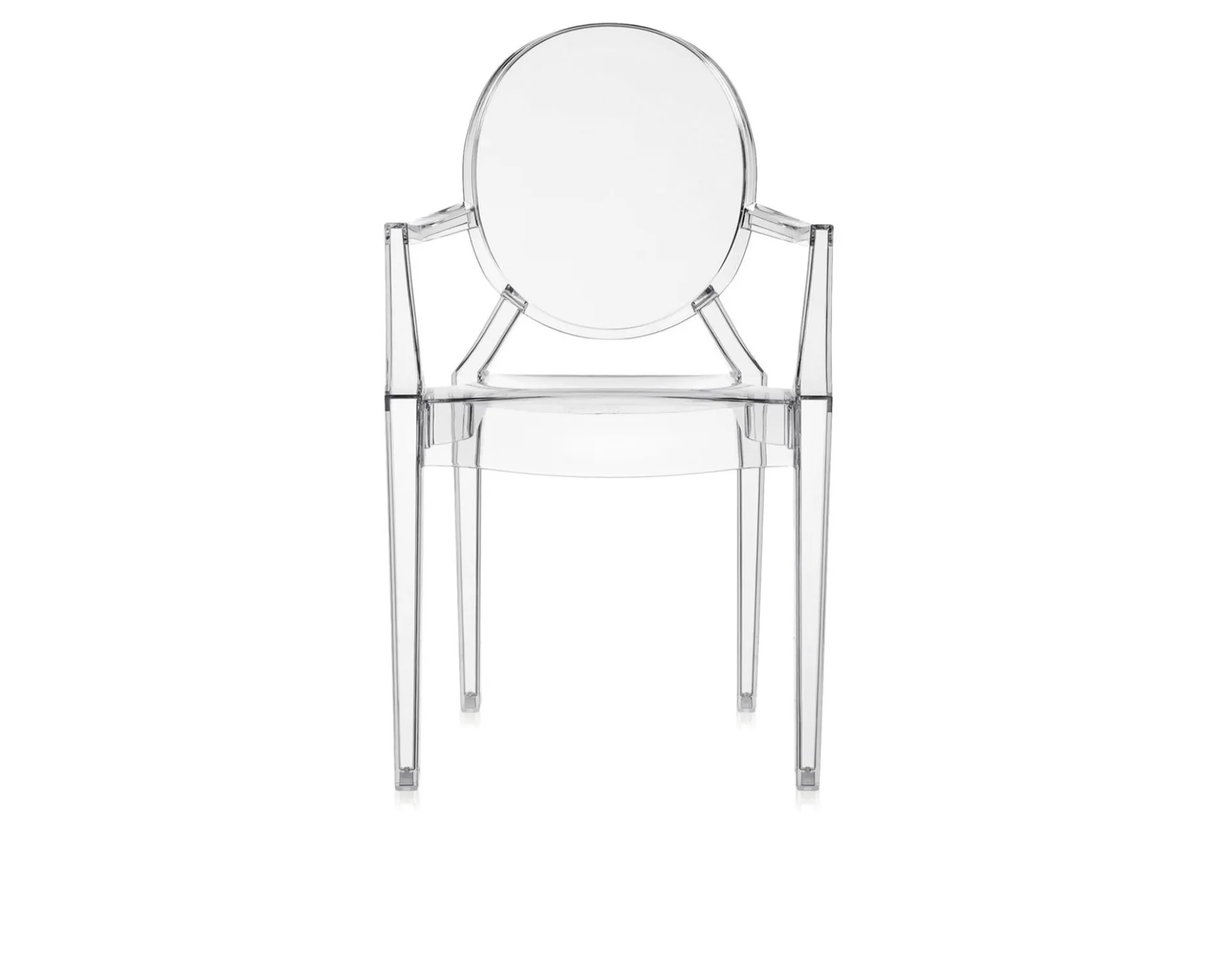 Set di 4 sedie louis ghost colore trasparente Kartell