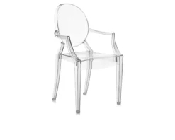 Set di 4 sedie louis ghost colore trasparente Kartell