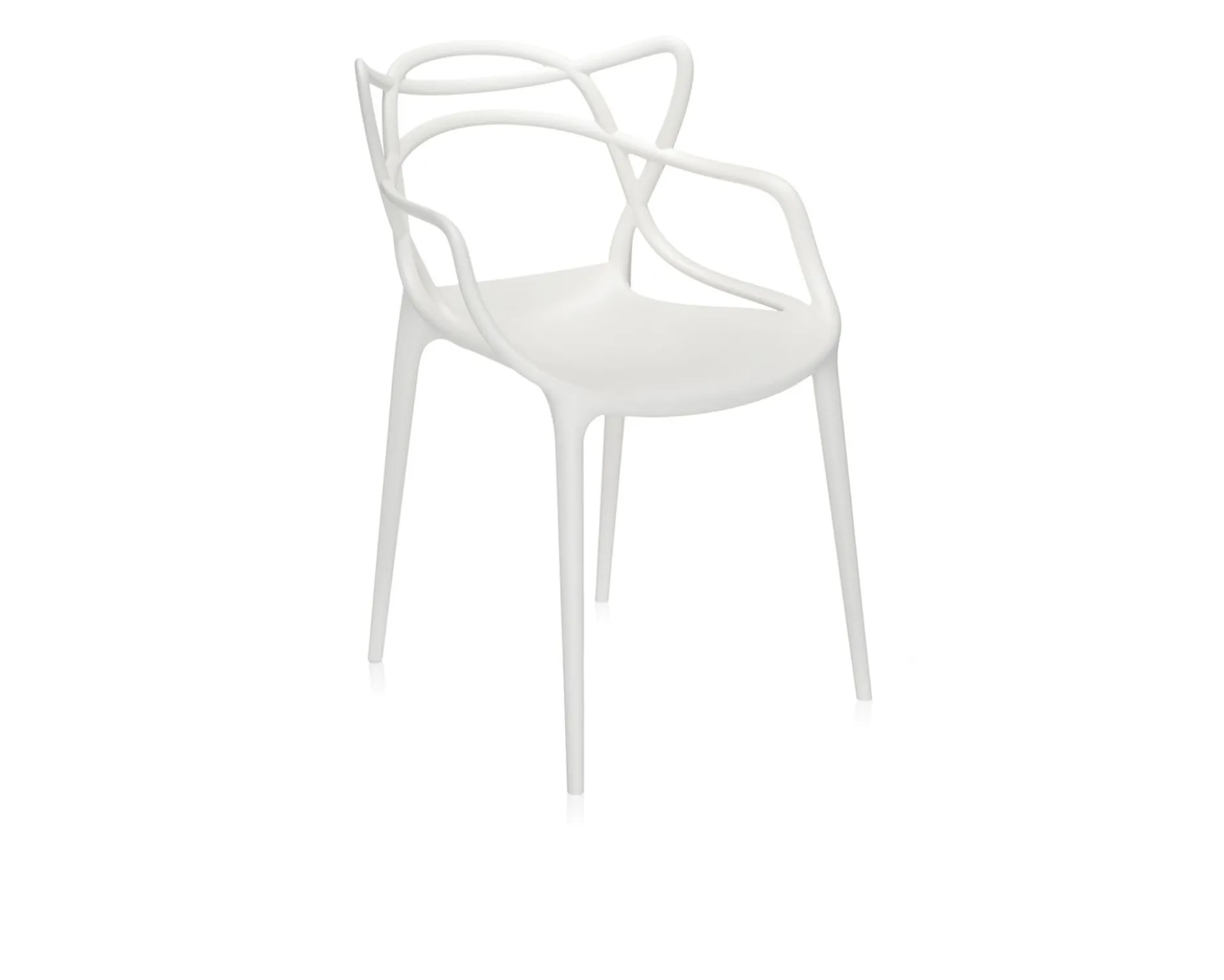 Set di 4 sedie masters bianche Kartell
