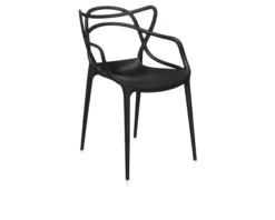 Set di 4 sedie masters nere Kartell