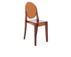 Set di 2 sedie victoria ghost ambra Kartell