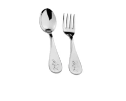 Set forchetta e cucchiaio bimbo kikko argento orsetto Selezione zanolli