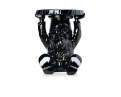 Sgabello attila nero Kartell