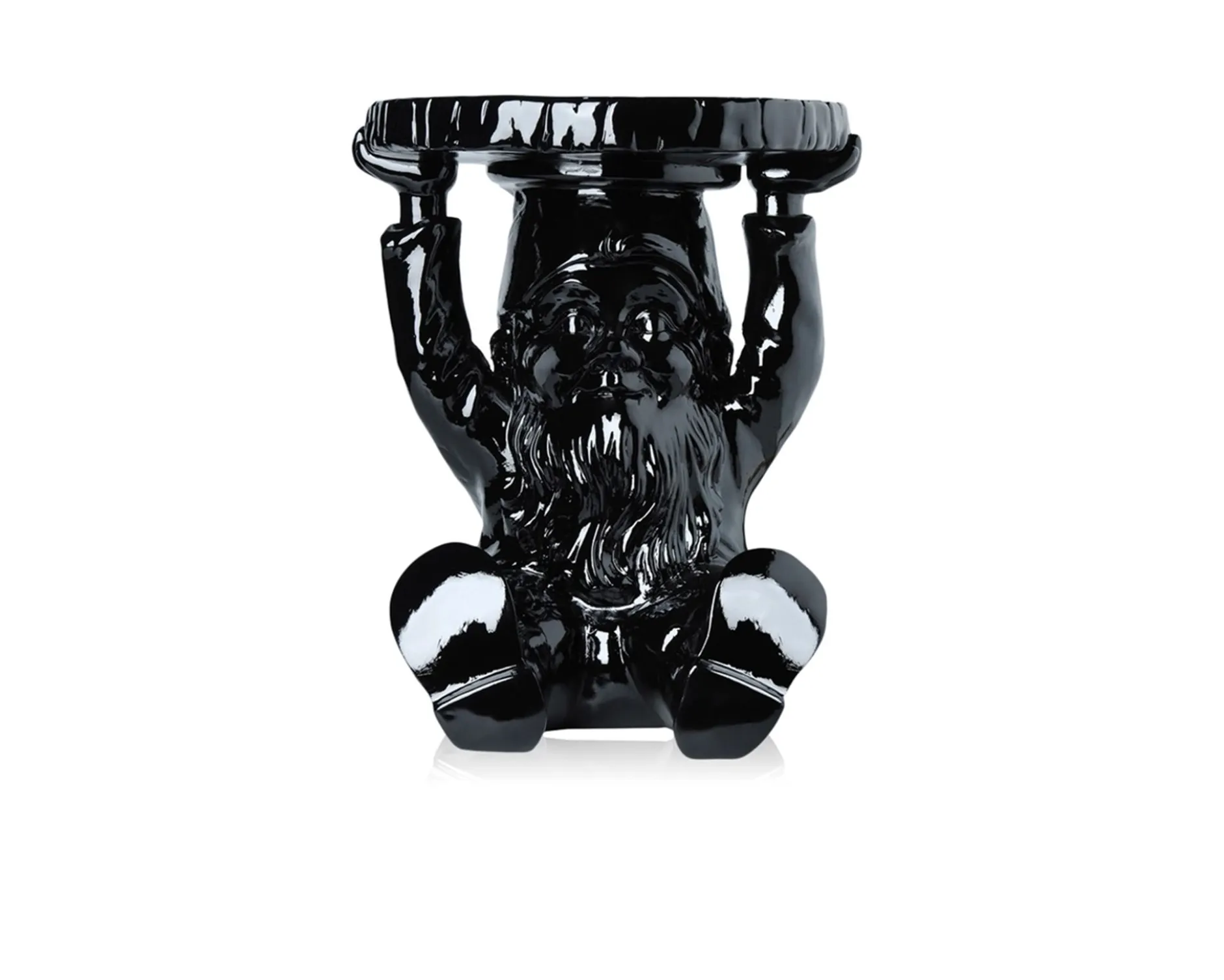 Sgabello attila nero Kartell