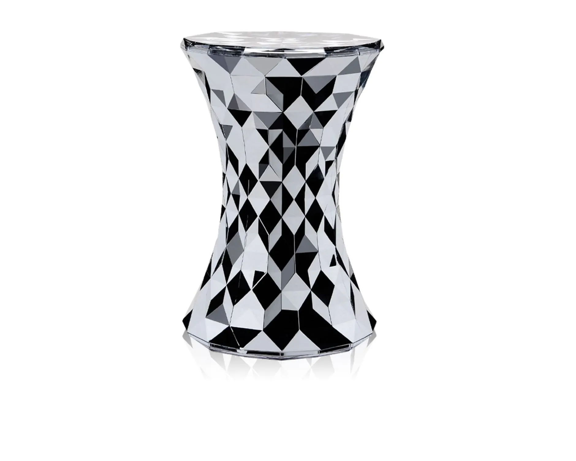 Sgabello stone cromato Kartell