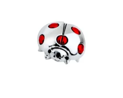 Soprammobile coccinella piccola con smalto rosso Selezione zanolli