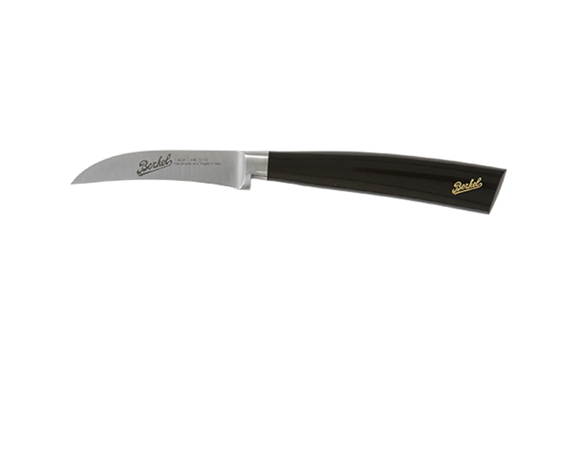 Spelucchino curvo elegance acciaio con manico nero Berkel