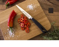 Spelucchino elegance acciaio con manico nero Berkel
