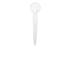 Tagliacarte e segnalibro albero della vita silver plated con ciuffo portaconfetti Selezione zanolli