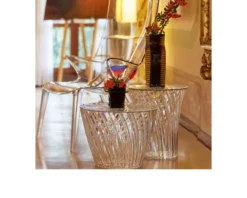 Tavolino sparkle trasparente Kartell