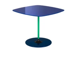 Tavolino thierry acciaio blu Kartell