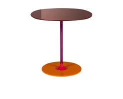 Tavolino thierry acciaio bordeaux Kartell