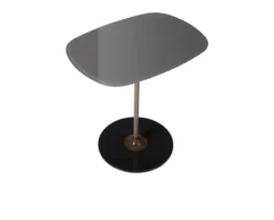 Tavolino thierry acciaio grigio Kartell