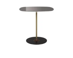 Tavolino thierry acciaio grigio Kartell