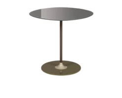 Tavolino thierry acciaio grigio Kartell