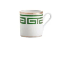 Tazza caffè labirinto smeraldo porcellana Richard ginori
