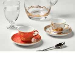 Tazza caffè oriente italiano aurum porcellana Richard ginori