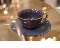 Tazza the la tavola scomposta porcellana con piatto Bitossi home