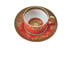 Tazza the medusa porcellana con piattino Versace