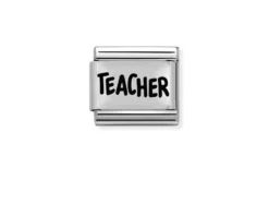 Teacher composable acciaio e argento Nomination