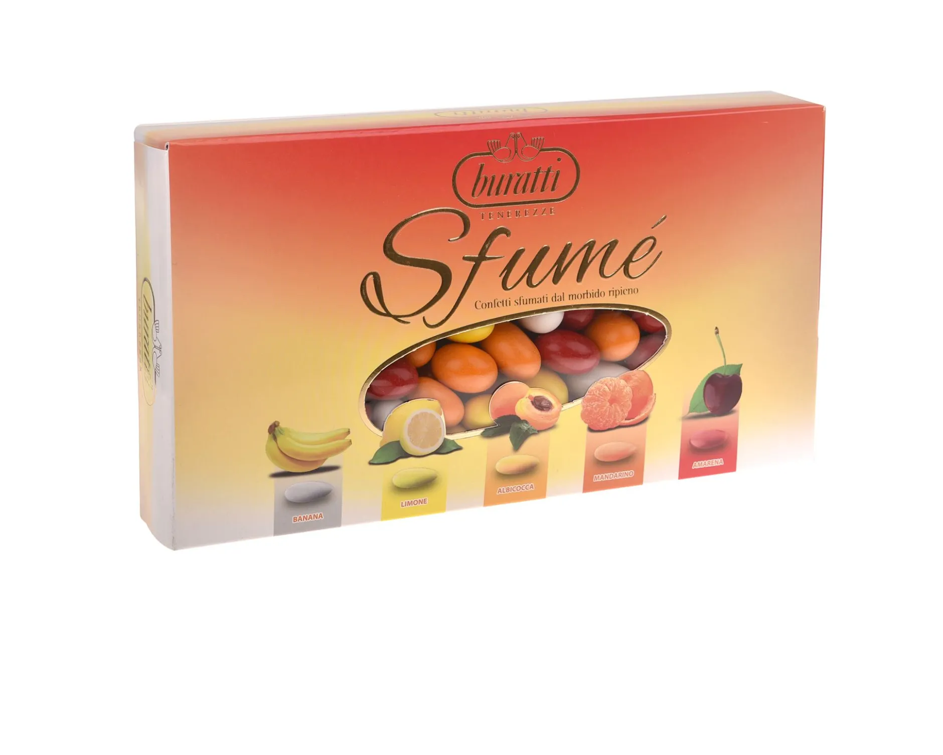 Tenerezze sfumè arancio 1 kg Buratti