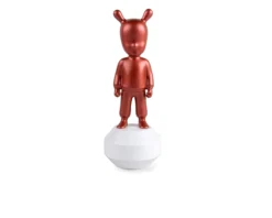 The metallic red guest porcellana Lladro'