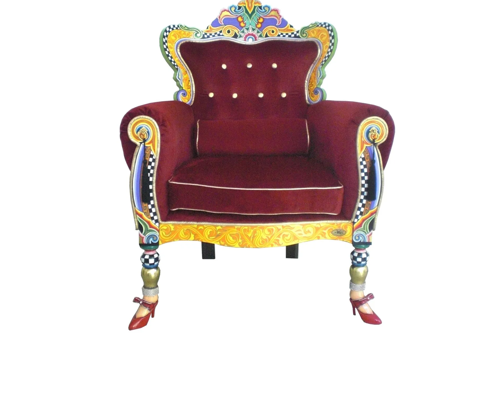 Throne versailles dipinto a mano Tom's drag