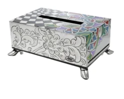 Tissue box dipinto a mano Tom's drag